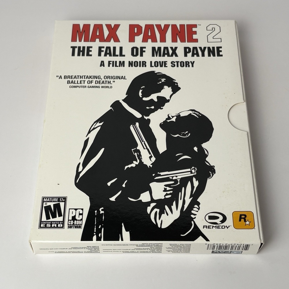 MAX PAYNE 2 The Fall of Max Payne - A Film Noir Love Story PC CD-ROM Video Game